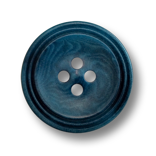 www.knopfparadies.de - 3489bl - Blau bis dunkelblau eingefärbte Steinnussknöpfe