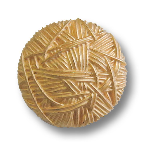 www.knopfparadies.de - 3422go - Matt goldfarbene Kunststoffknöpfe, günstige B-Ware