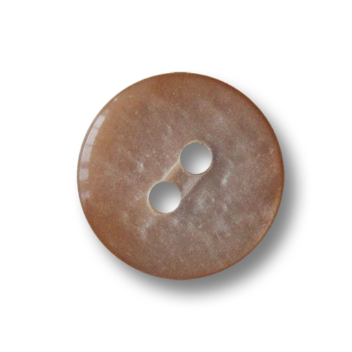 www.Knopfparadies.de - 4135gb - Goldbraun apricotfarben weiße kleine Kunststoffknöpfe mit Perlmutt Schimmer