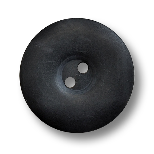 wwww.knopfparadies.de - 6346sc - Matt schwarze Kunststoffknöpfe mit zwei Löchern