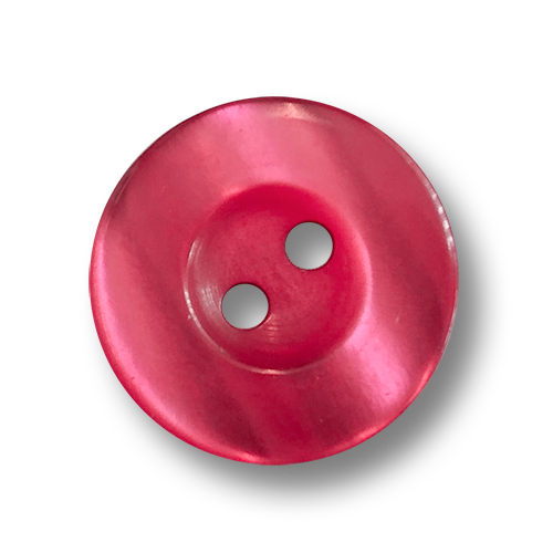 www.knopfparadies.de - 6030hi - Pink schimmernde Kunststoffknöpfe