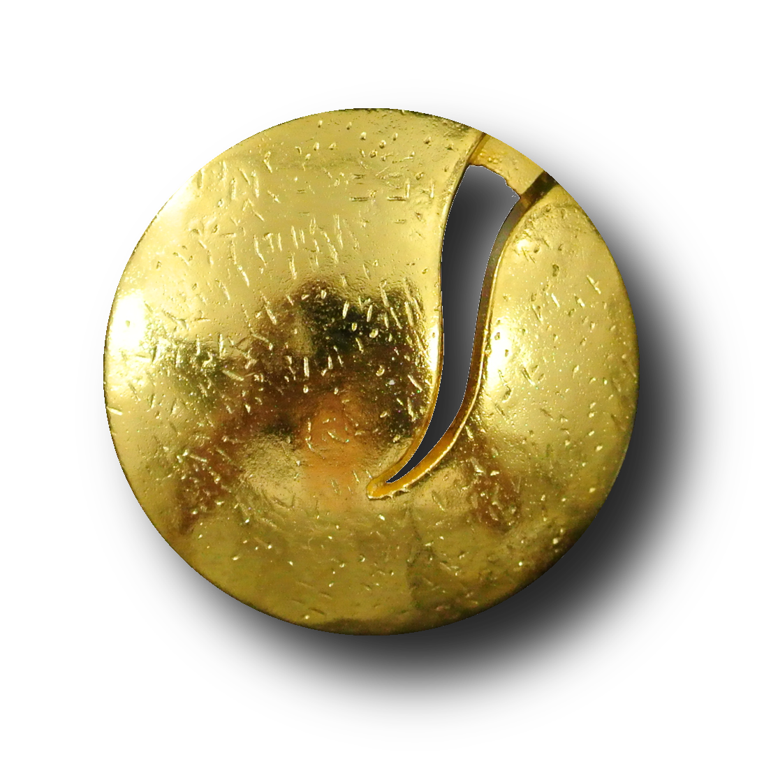 Extravaganter Metall Knopf in modernem Design