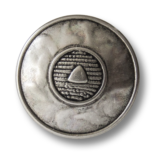 www.knopfparadies.de - 0899s - Mittelalterliche Metallknöpfe in altsilber