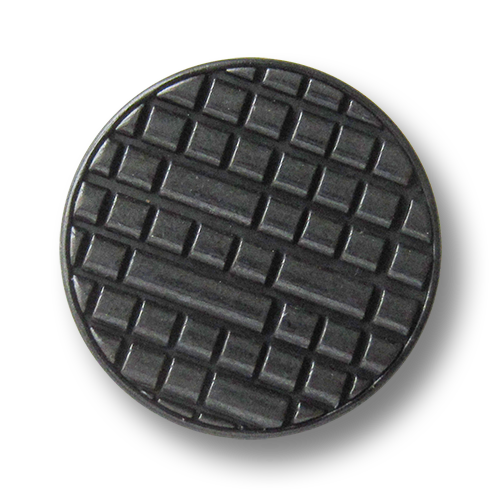 www.Knopfparadies.de - 3080sc - Moderne Designerknöpfe aus Metall in Schwarz