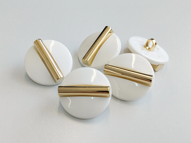 www.knopfparadies.de - 6183wg - Besonders elegante und leichte Kunststoffknöpfe