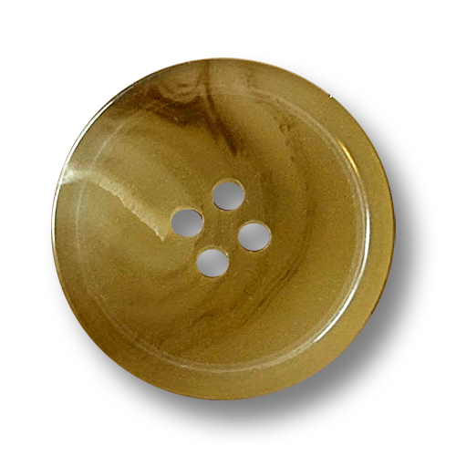 www.knopfparadies.de - k442be - Beige gemaserte Kunststoffknöpfe - Klassiker