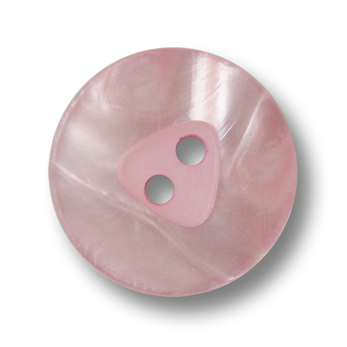 www.knopfparadies.de - 5845rs - Hübsch schimmernde Kunststoffknöpfe in Rosa / Perlmuttoptik
