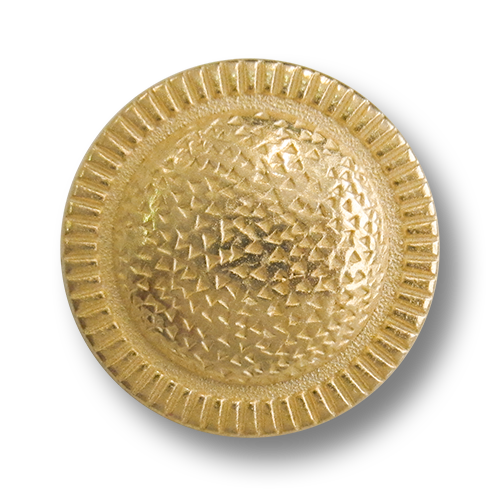 www.Knopfparadies.de - 2833go - Kreative Ösenknöpfe aus Metall in Gold matt