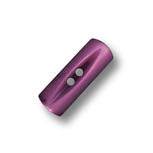 www.knopfparadies.de - 6303gl - Kleine, dunkel lilafarbene Knebelknöpfe aus Kunststoff