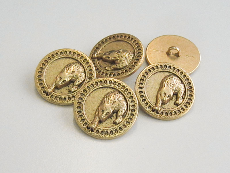 Leoparden Designerknöpfe