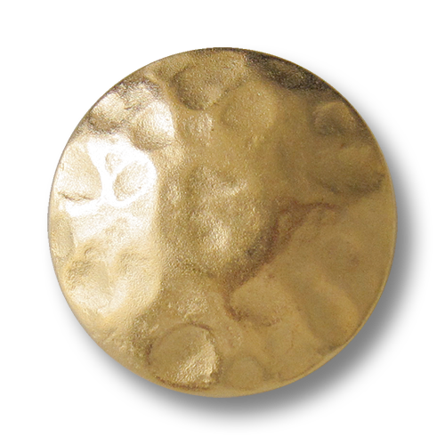 www.Knopfparadies.de - 0692mg - Älter wirkende matt goldfarbene Metallknöpfe wie aus dem Mittelalter