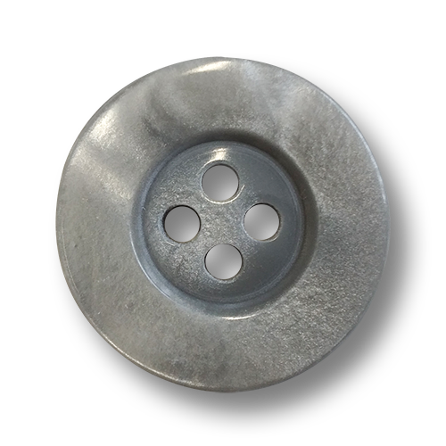 www.knopfparadies.de - 2733hg - Hellgrau bis silber schimmernde Kunststoffknöpfe