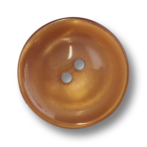 www.knopfparadies.de - 4682br - Braun schimmernde Mantelknöpfe aus Kunststoff