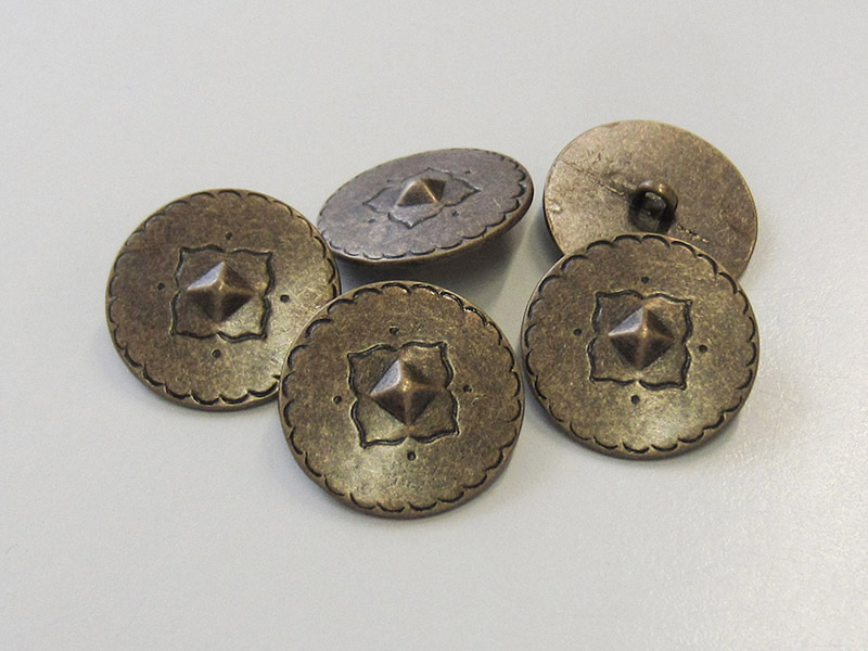 www.knopfparadies.de - 5919am - Metallknöpfe für mittelalterliche Kostüme