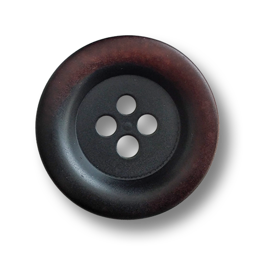 www.knopofparadies.de - 5568db - Dunkelbraune Mantelknöpfe aus Kunststoff