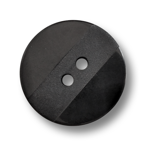 www.knopfparadies.de - 6052sc - Schwarze Kunststoffknöpfe - Günstige B-Ware