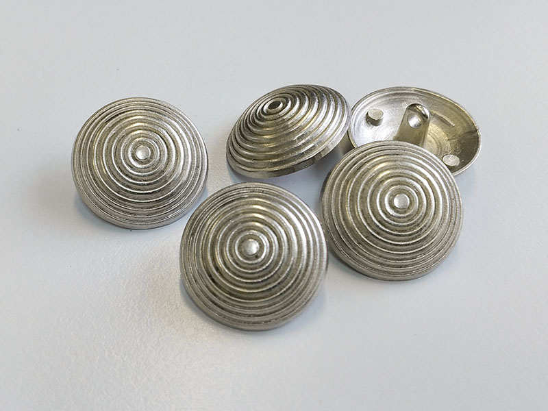 www.knopfparadies.de - 4461si - Silberfarbene Metallknöpfe