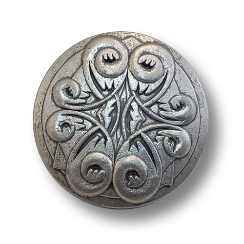 www.knopfparadies.de - 4492as - Altsilberfarbene Trachtenknöpfe