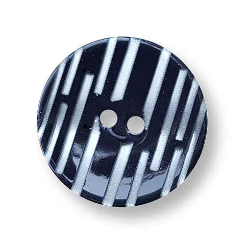 Hübscher schwarz-weißer Knopf