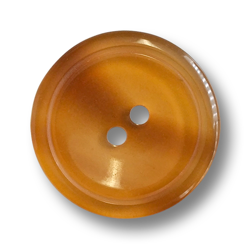 Caramel brauner Knopf in Schildpatt oder Horn Optik