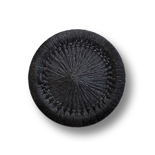 www.knopfparadies.de - 6413sc - Schwarz eingefärbte Wäscheknöpfe