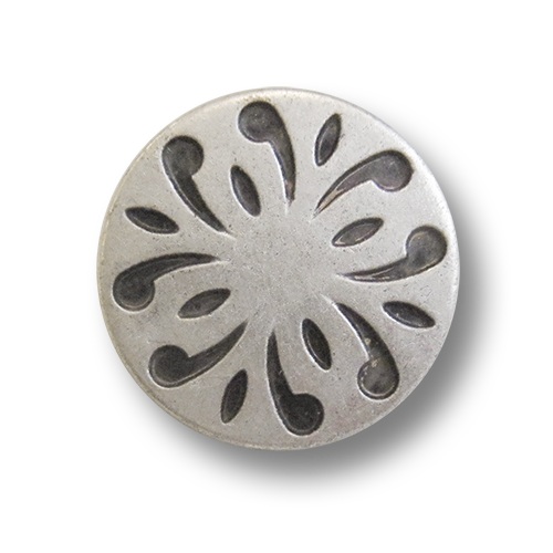 Kleiner silberfb. Metallknopf