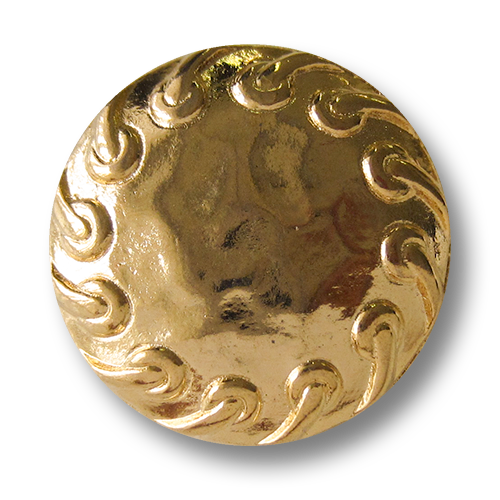 www.Knopfparadies.de - 5049go - Goldene Metallknöpfe in Mittelalter Optik