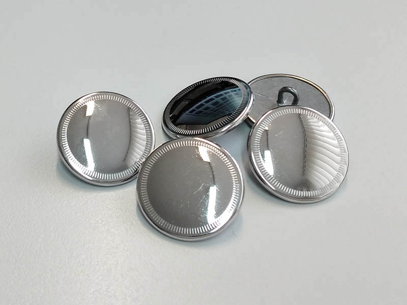 www.knopfparadies.de - 4031si - Günstigere B-WARE Metallknöpfe