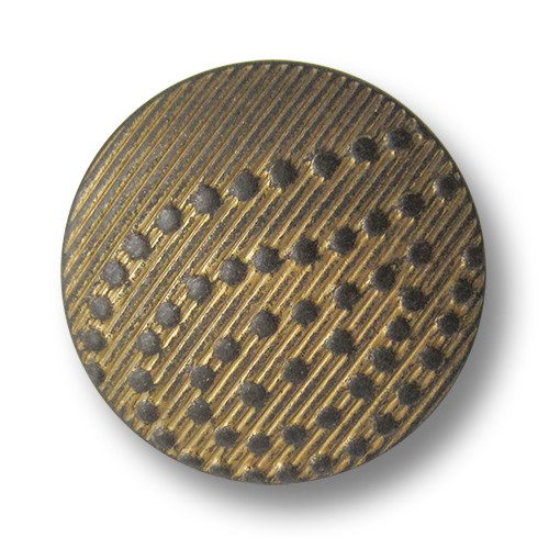 www.Knopfparadies.de - 5934ag - Attraktive Designerknöpfe aus leichtem Metallblech in Altgold