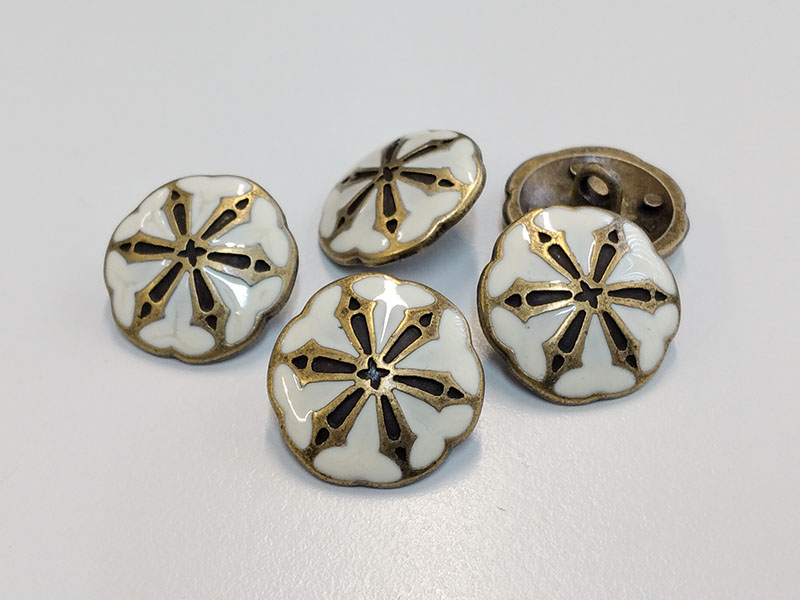 www.knopfparadies.de - 0353wm - Nostalgische Metallknöpfe