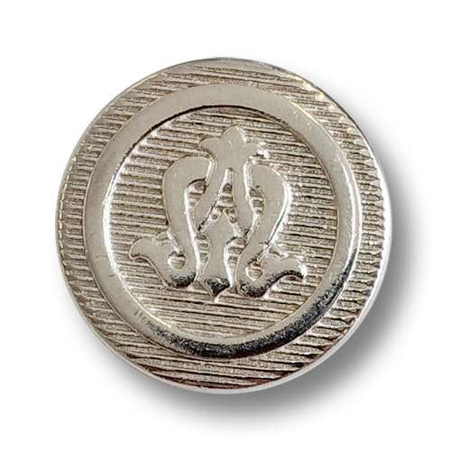 Metallknopfmit Jugendstil Muster