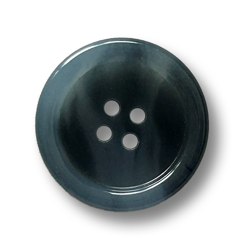 www.knopfparadies.de - 6957bl - Blau-graue klassische Sakko-Knöpfe