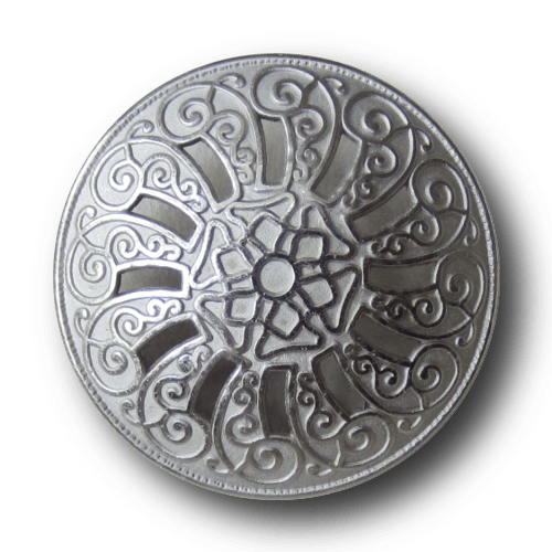 Besonders schöne Metallknöpfe mit Nostalgie Durchbruchmuster