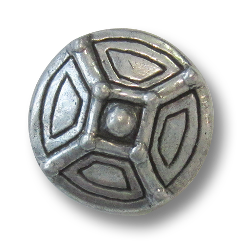www.knopfparadies.de - 2605zn - Mittelalterlich anmutende Metallknöpfe