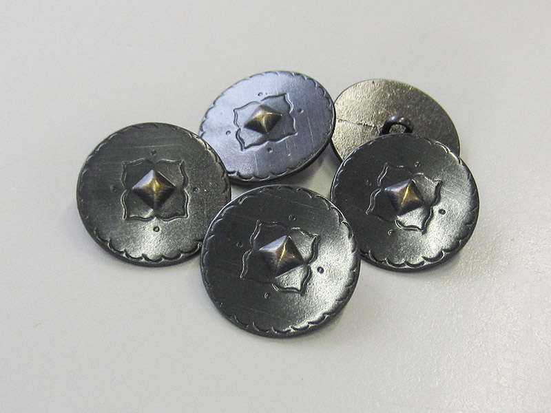 www.knopfparadies.de - 5919cm - Metallknöpfe in historischem Design