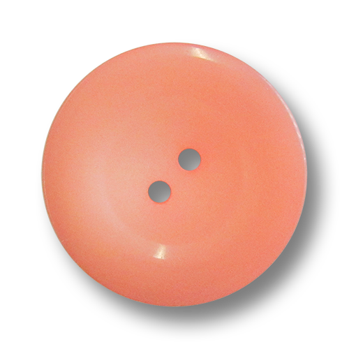 www.knopfparadies.de - 2691la - Lachsfarbene Mantelknöpfe aus Kunststoff