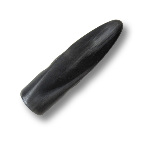 www.Knopfparadies.de - 1661sc - Große schwarze Knebelknöpfe aus Kunststoff