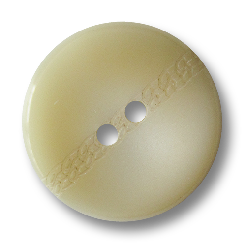 www.knopfparadies.de - 3027wg - Grau weiß schattierte Kunststoffknöpfe in Tabletten Form imt Zierband