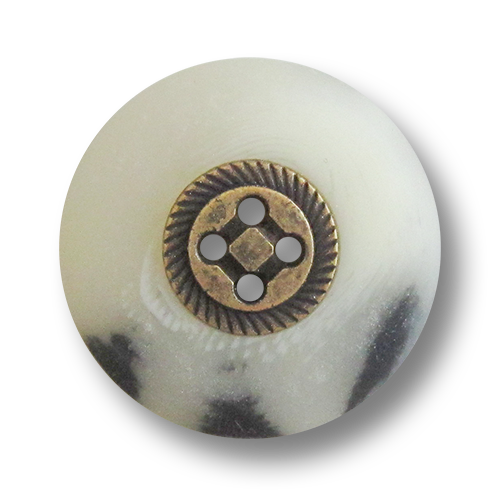 www.knopfparadies.de - 1014wm - Trachtenknöpfe mit Metallmitte und Kunststoffrand
