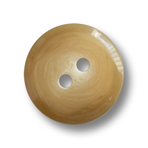 www.knopfparadies.de - 1374bb - Schlichte Kunststoffknöpfe in blonder Büffelhornoptik