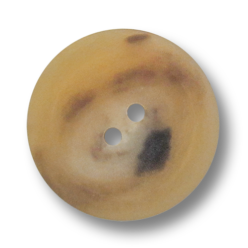 www.knopfparadies.de - 5982nn - Matt blonde Büffelhornknöpfe, dunkelbraun und hellbeige marmoriert