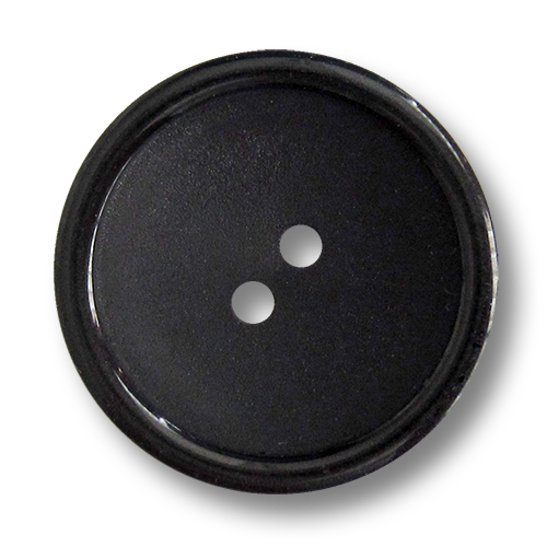 www.knopfparadies.de - 5829sc - Günstige schwarze Zweilochknöpfe