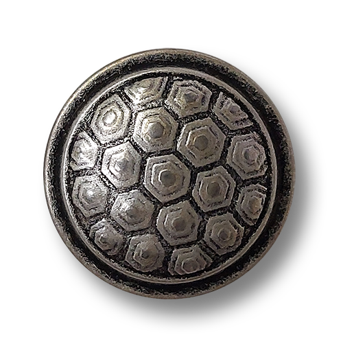 Knopf aus Metallblech wie aus dem Mittelalter