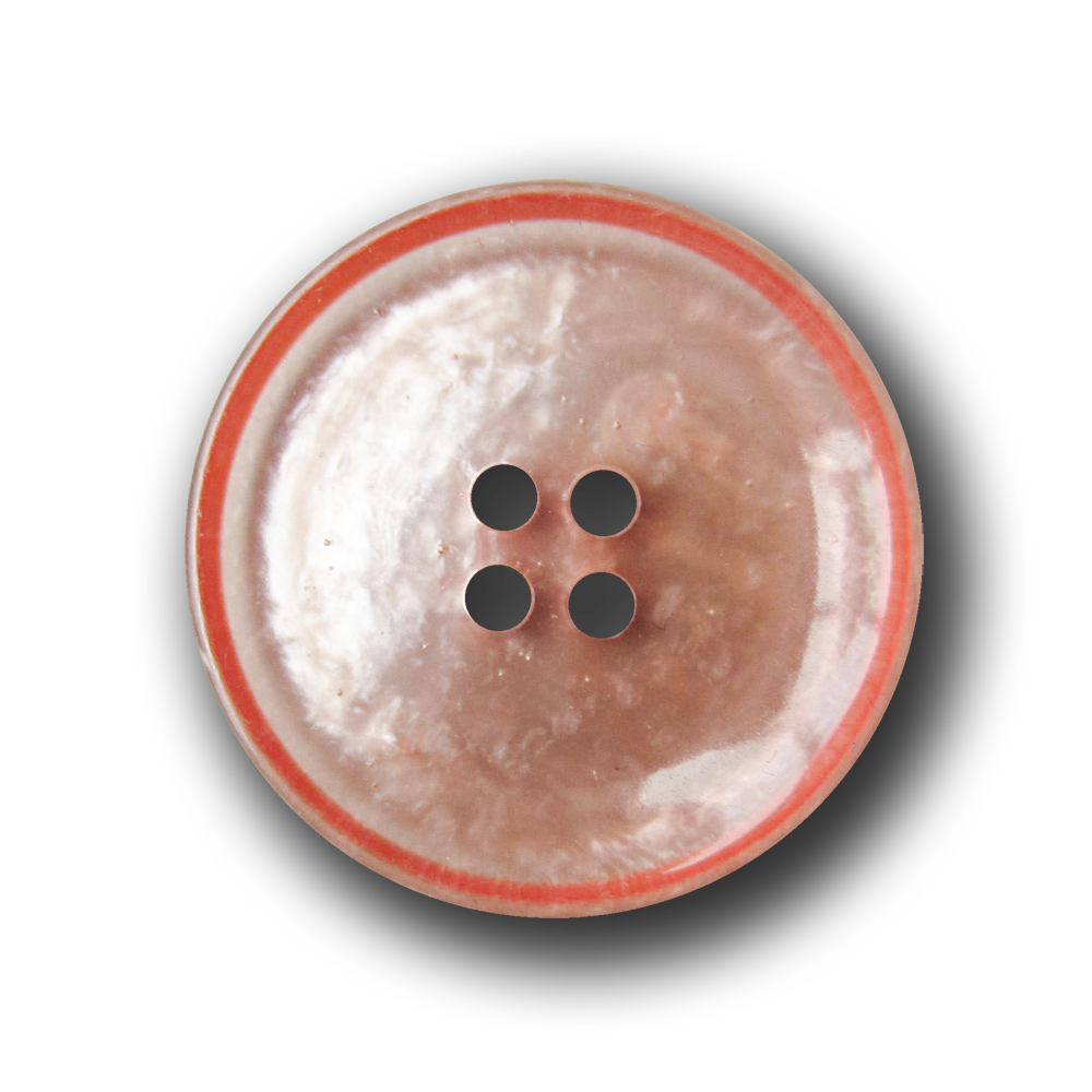 Elfenhafter Knopf in rosa mit Perlmuttschimmer