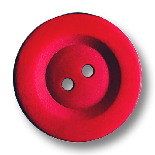 Rote 2-Loch-Knöpfe aus Kunststoff – klassisch, modern und in vielen Farben erhältlich