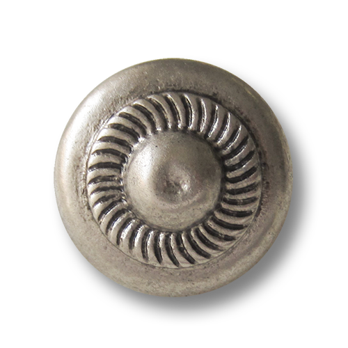 Altertümlicher Knopf in Altsilberfarben