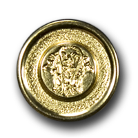 Hübscher Ösenknopf mit Monogramm