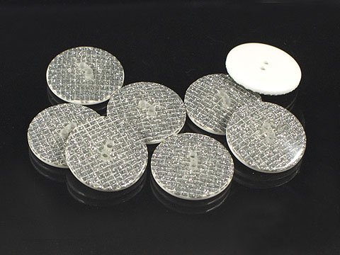 Glitzernder Discoknopf