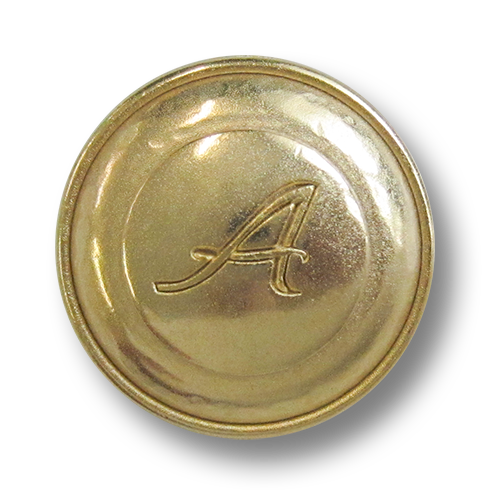 www.knopfparadies.de - 3156go - Günstige Metallknöpfe, goldfarben - B-WARE!