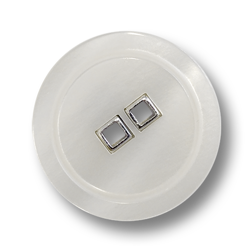 www.knopfparadies.de - 6063sw - Hübsche Zweilochknöpfe mit viereckigen Knopflöchern